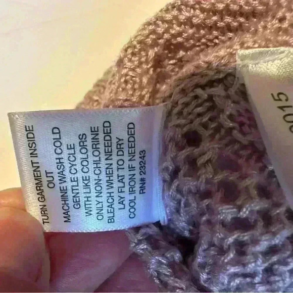 New York & Co Off The Shoulder Purple Sweater - Woman’s Large - Picture 5 of 5